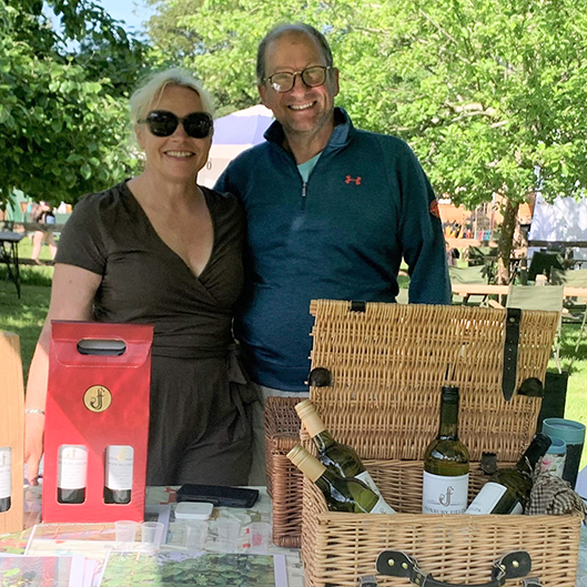 foxbury-fields-heather-and-richard at Hellens Garden Festival